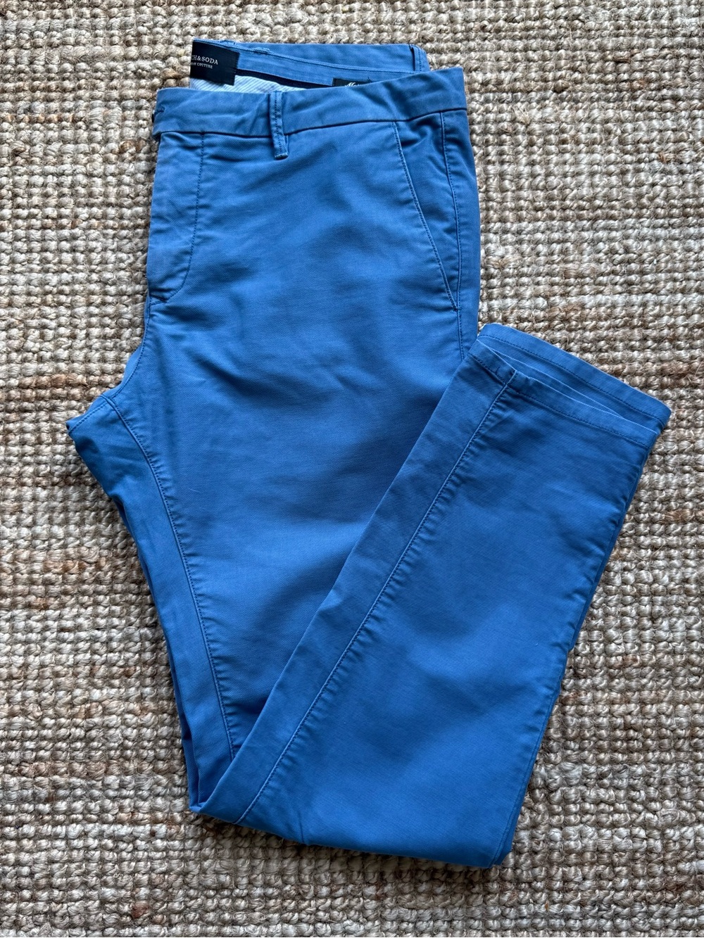 Scotch & Soda Mott Men's Blue Chinos